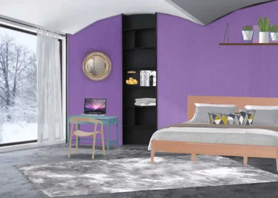 aisyah’s bedroom Design Rendering