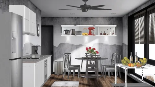 Small apartment kitchen 