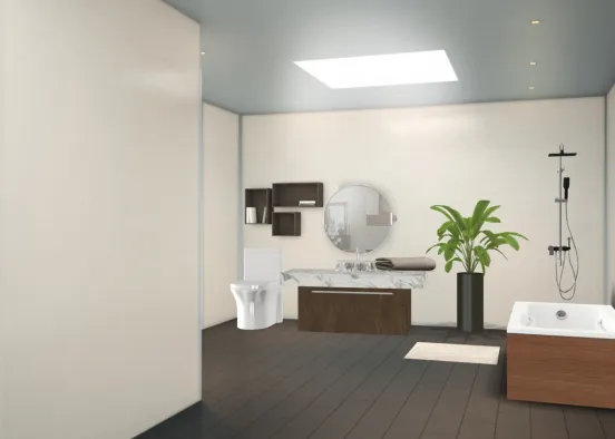 la première salle de bain !!!!!!! 😂😂 Design Rendering