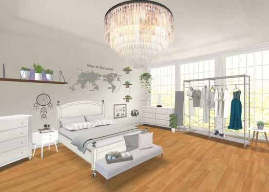 aesthtic bedroom  Design Rendering