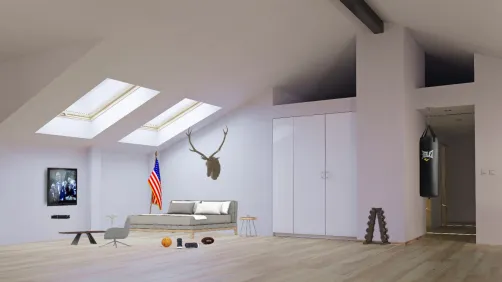 Teenage boy bedroom