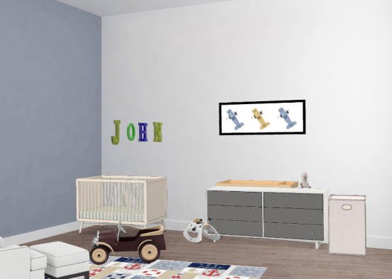 Baby Johns room Design Rendering
