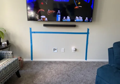 Fireplace wall