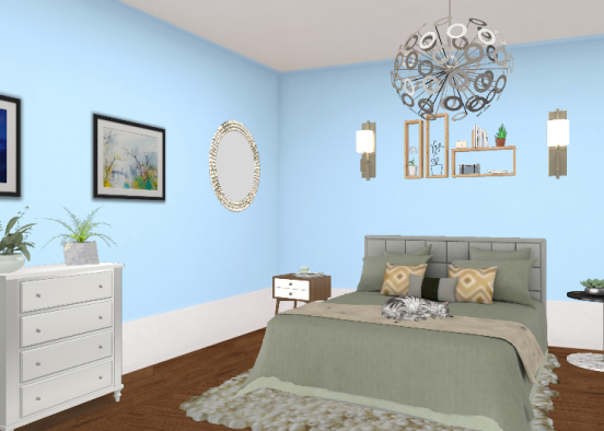 Adult's Bedroom Design Rendering