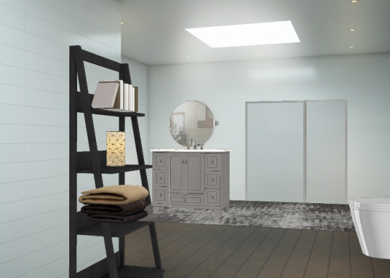 cute cottage bathroom :p Design Rendering