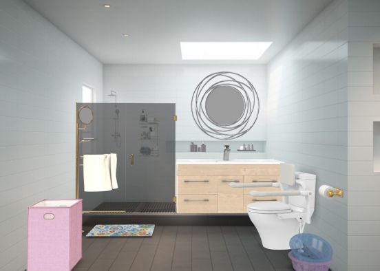 愉快浴室 Design Rendering