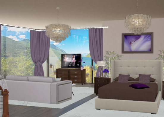Bedroom 💜 Design Rendering