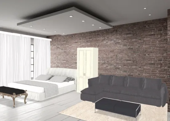 # black and white  Renderização de Design