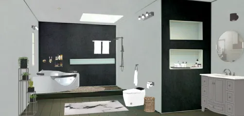 BnW bathroom