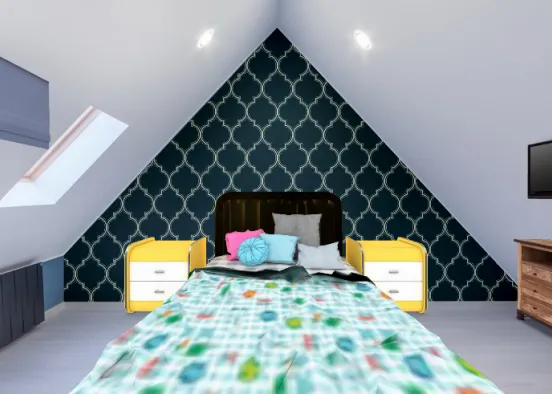 dormitorio /bedroom Design Rendering