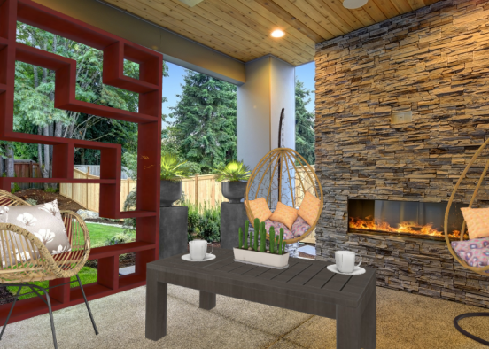 Outdoor living Design Rendering