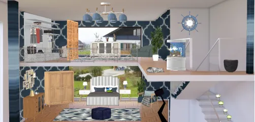 bedroom and dress room💙
