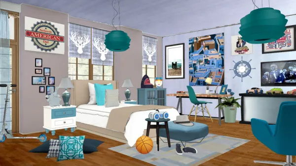 Professional interior design created with Homestyler 3D design software