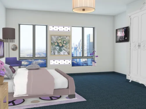 Purple Bedroom!
