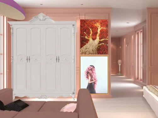 Pink Mansion Bedroom!