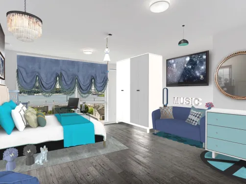 bedroom Blue! teenage,