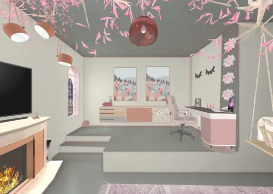 Office Design Rendering