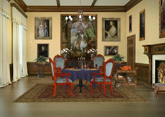Dom#1 - XVIII-wieczny Dworek  Design Rendering