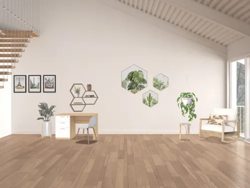 cute aesthetic office ✨🌿
