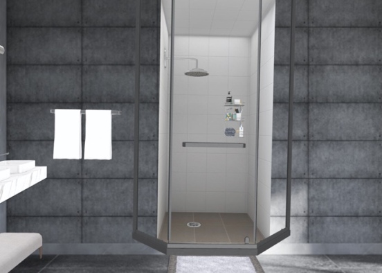 banheiro  Design Rendering