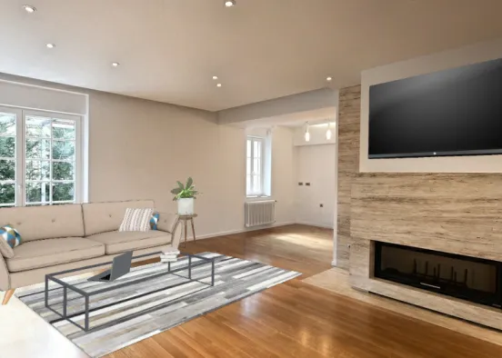 Cute Living room Design Rendering