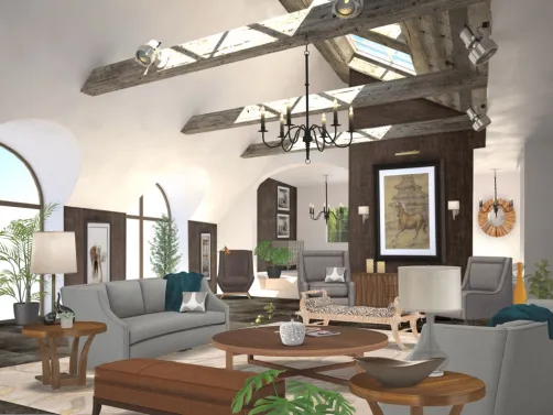 Grey and Brown color scheme 