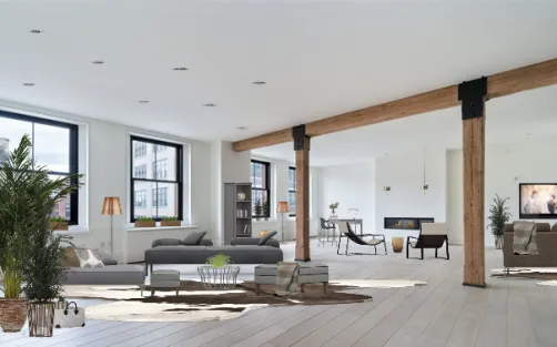Kick-back living room