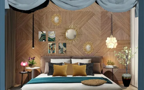 Art deco bedroom 