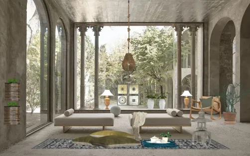 Asian style livingroom