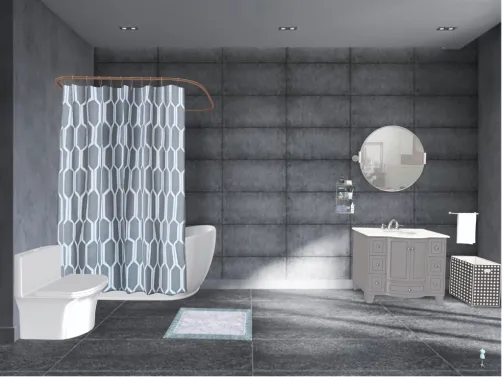 grey bathroom 