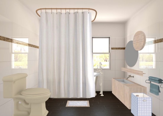 my dream elegant bathroom  Design Rendering