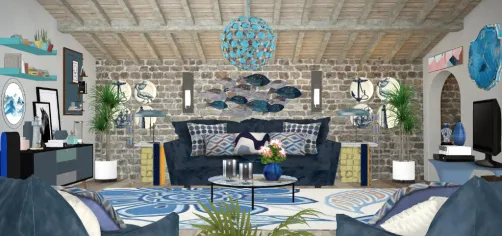 Beach Living room 💙🌞
