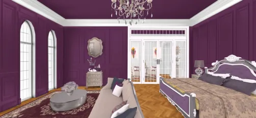 A bedroom fit for a Queen. or a Prince🎸💜