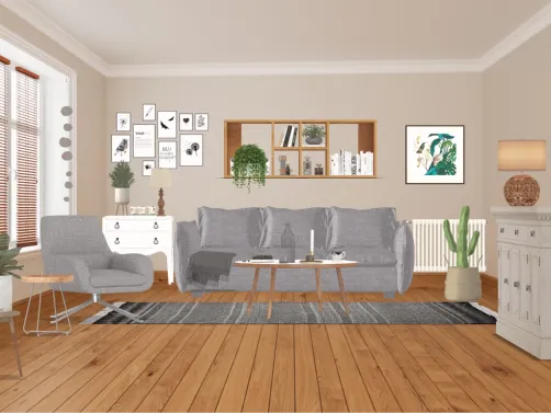 salon simple et chic
