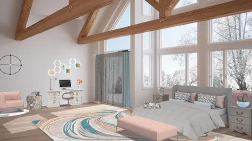 pastel bedroom 