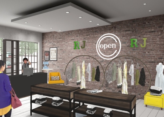 loja RJ is open Design Rendering