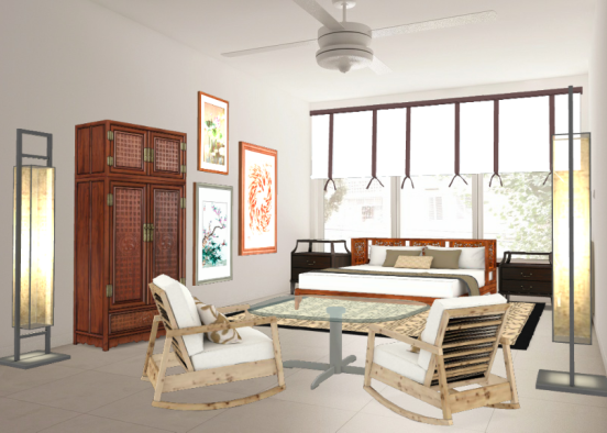 Asian style Design Rendering