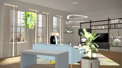 Sala de apartamento 