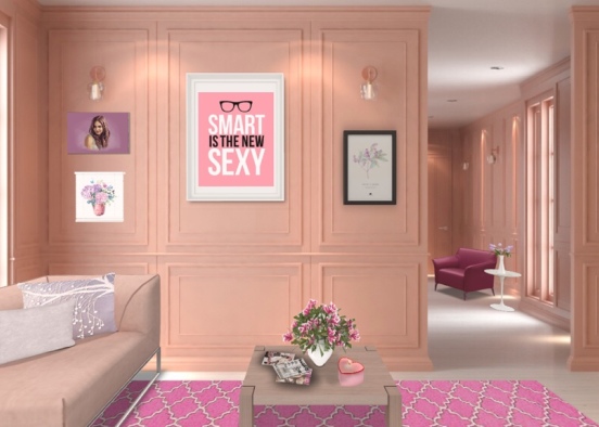 pink and purple Design Rendering