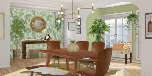 Boho dining room!