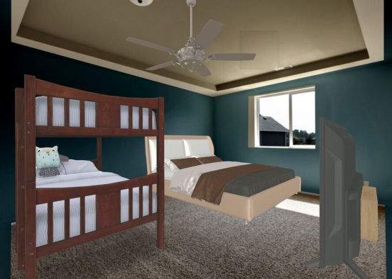 my old room in my old house Design Rendering