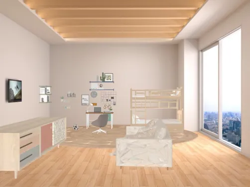 twin girl bedroom