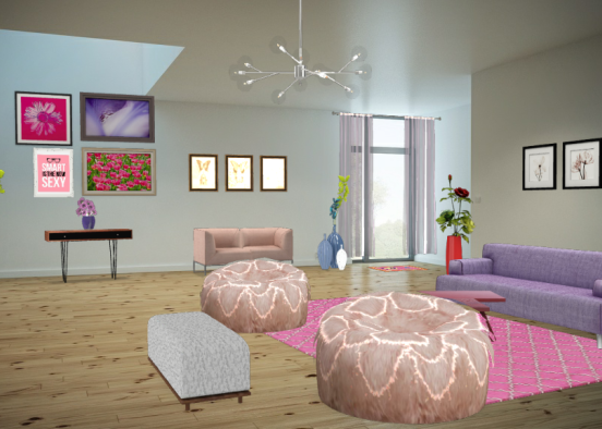 Pretty pink with a touch of me. Design Rendering