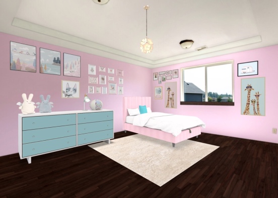 pink and blue Design Rendering