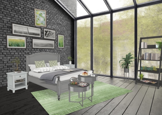 Green and Grey Design Rendering