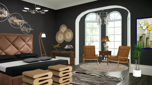 Black and brown