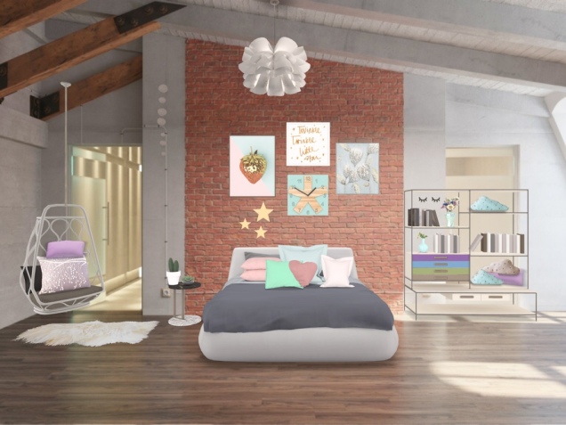pastel bedroom 