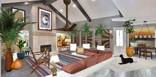 Living Room bohemian style