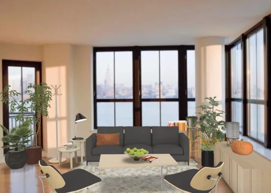 New York apartment Design Rendering