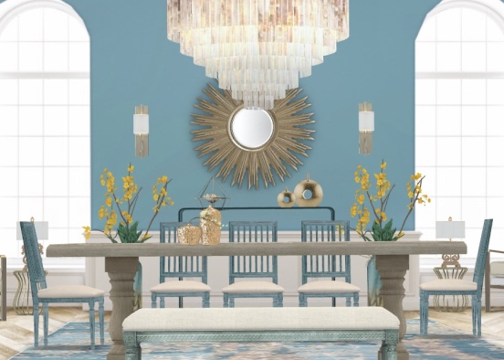 Luxury dining room ✨ Design Rendering